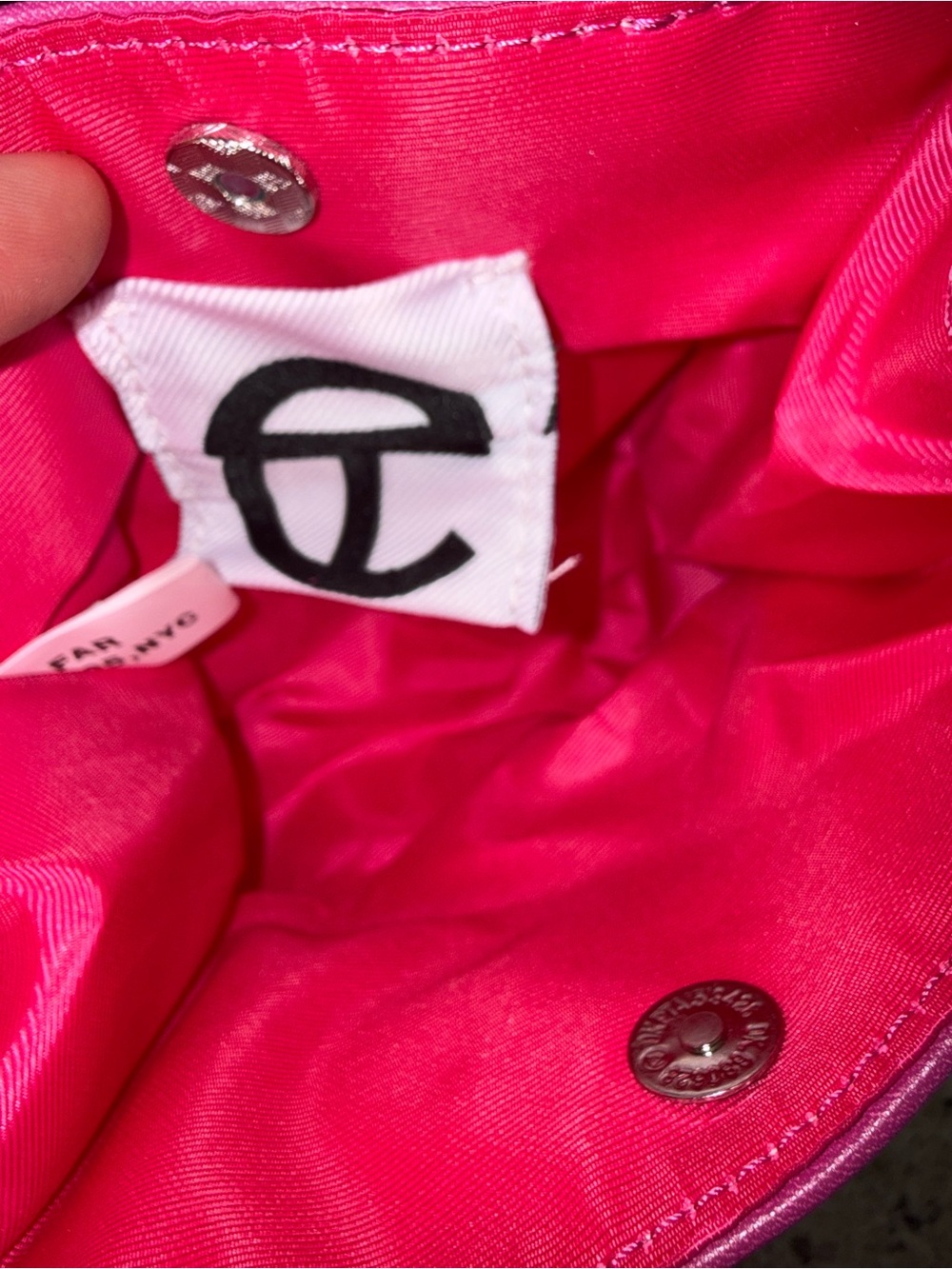 Telfar Mini Shopping Bag in Hot Pink - Picture 3 of 8